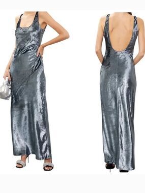 Line & Dot Beaming Maxi Dress Size Medium